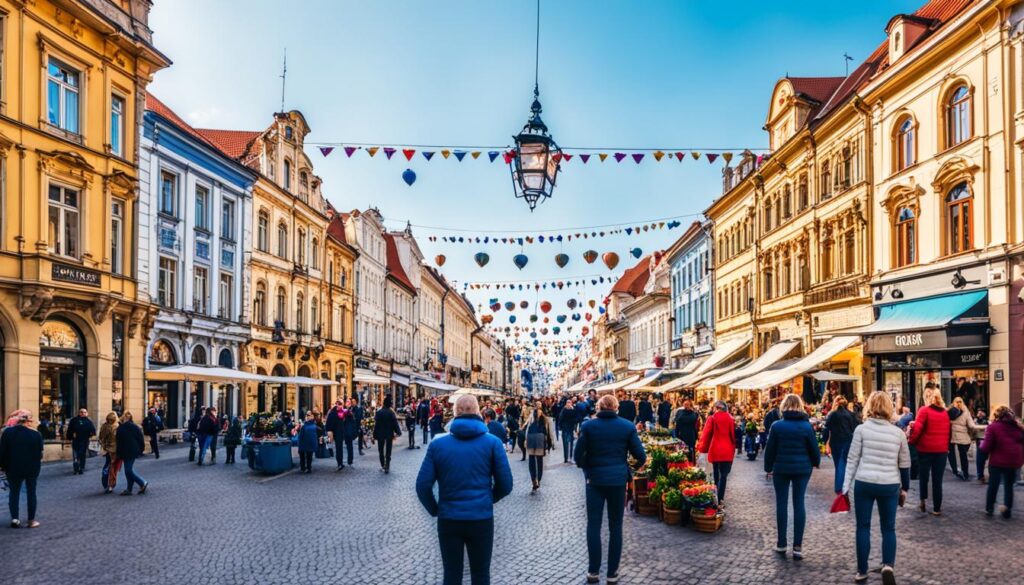 Walkable Shopping Streets in Timisoara Walkable Shopping Streets in Timisoara