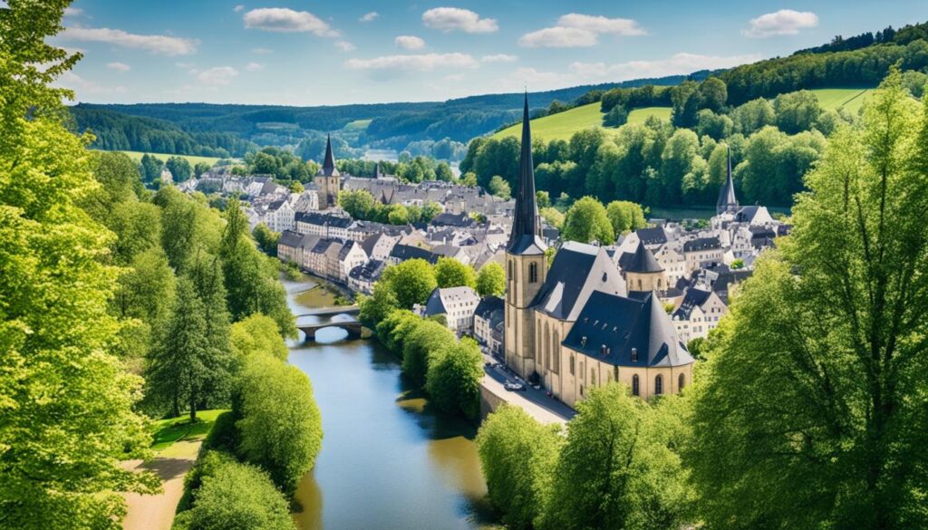 Walkable attractions in Echternach Walkable attractions in Echternach
