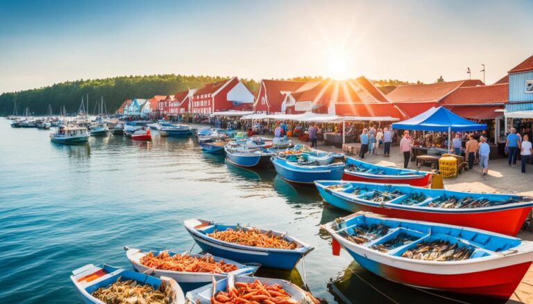 What are the best places to enjoy fresh seafood in Nida?