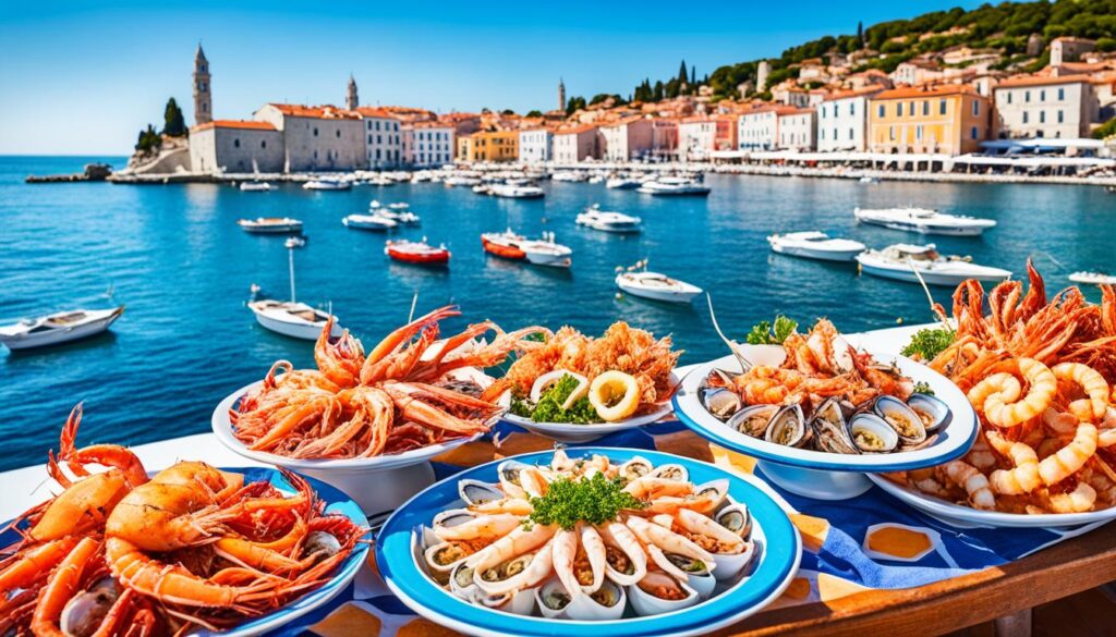 best seafood in Piran best seafood in Piran