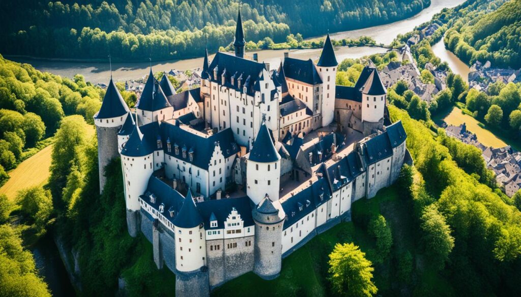 best view of vianden castle best view of vianden castle