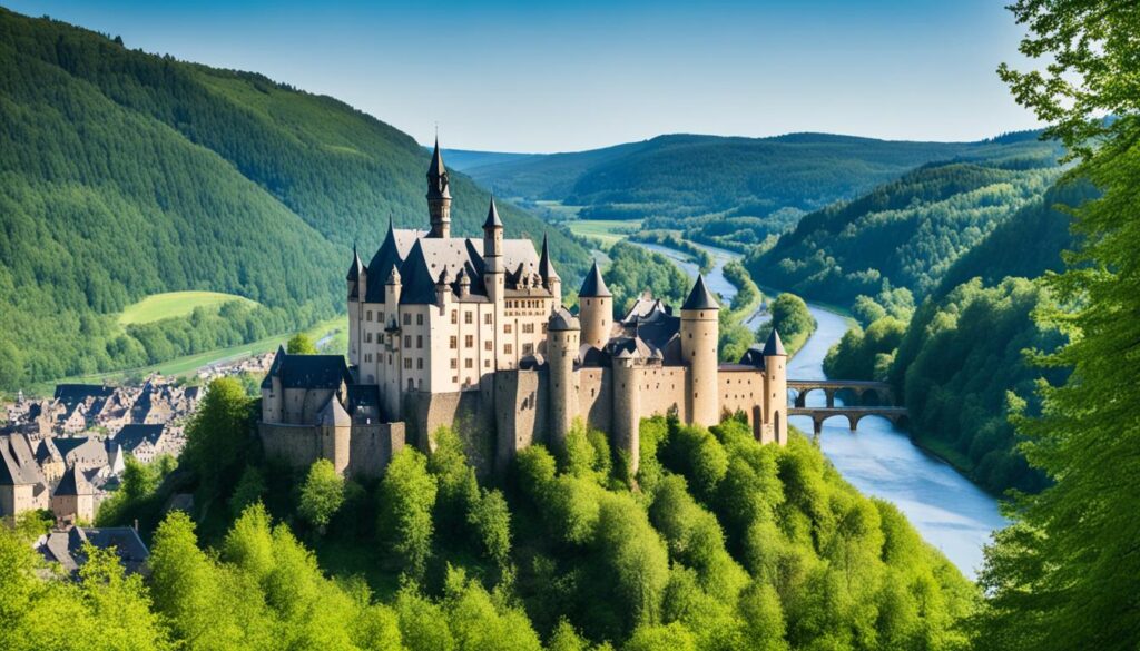 best view of vianden castle best view of vianden castle