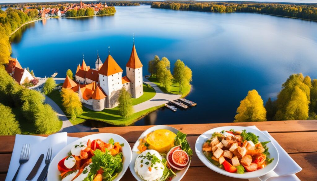 culinary delights in Trakai culinary delights in Trakai
