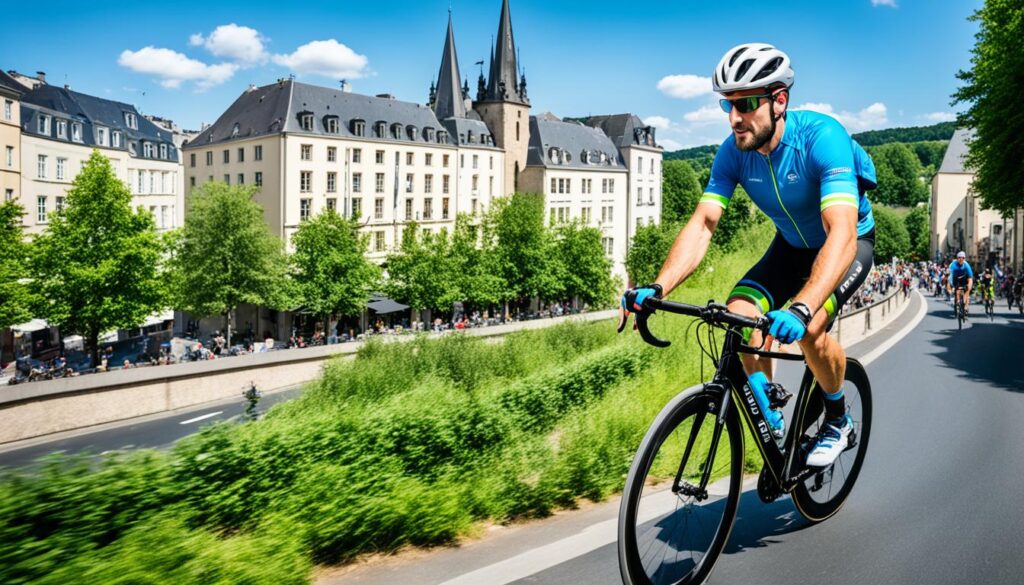 cycling in Luxembourg City cycling in Luxembourg City