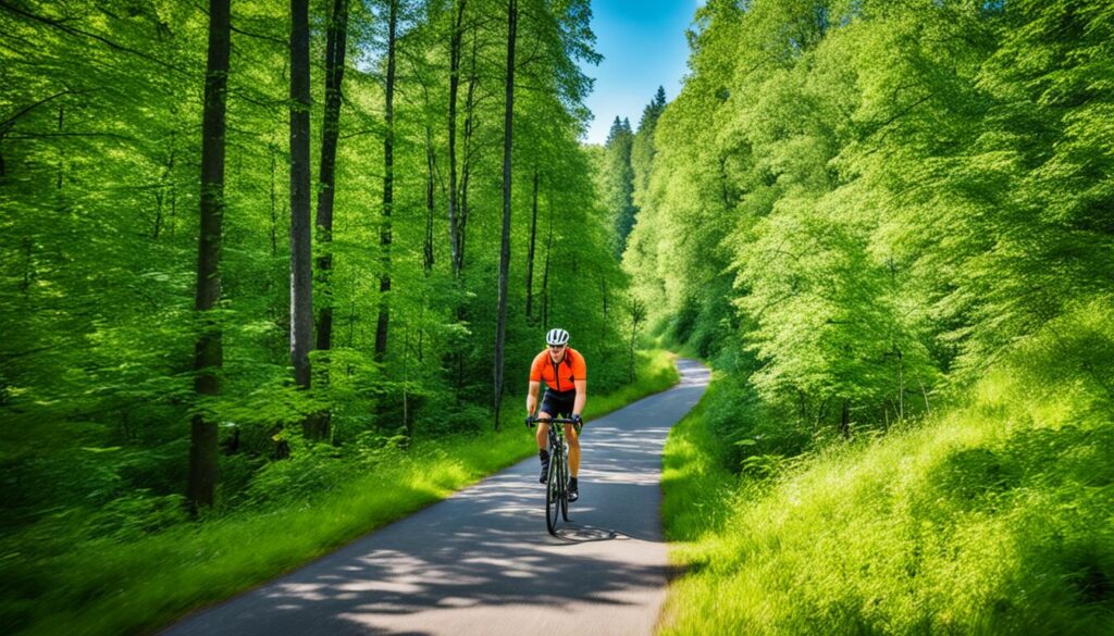 cycling in Sigulda cycling in Sigulda