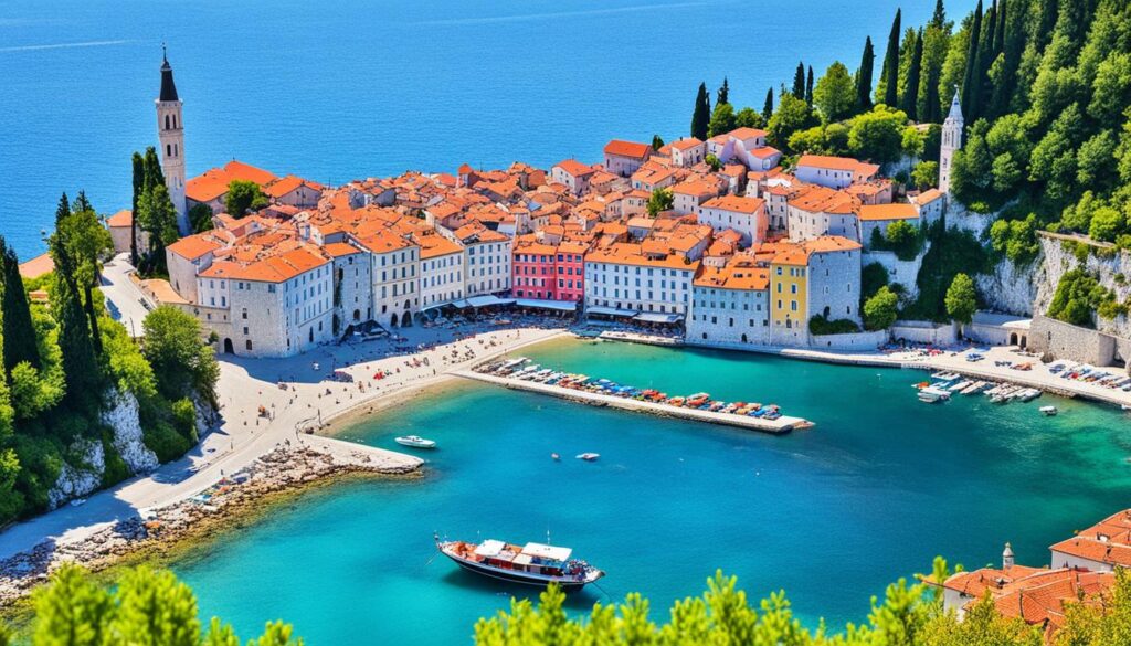 explore Piran on foot explore Piran on foot