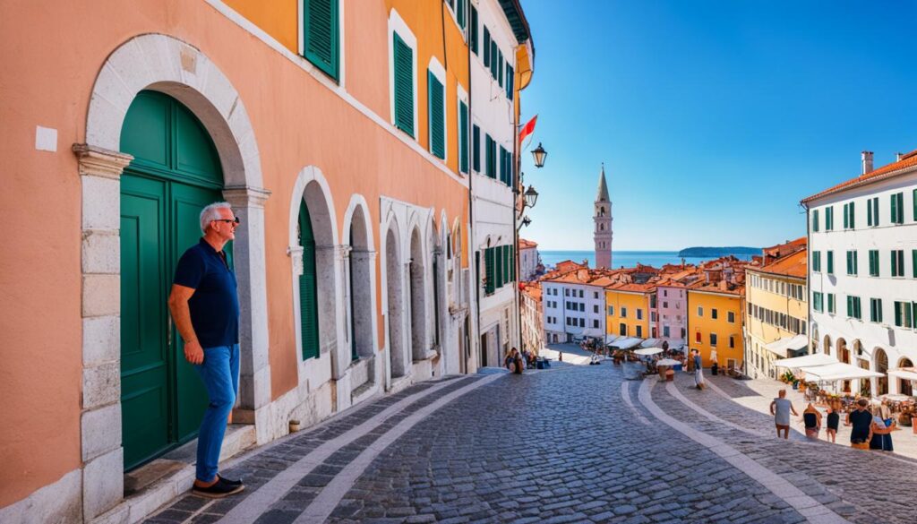 explore Piran on foot explore Piran on foot