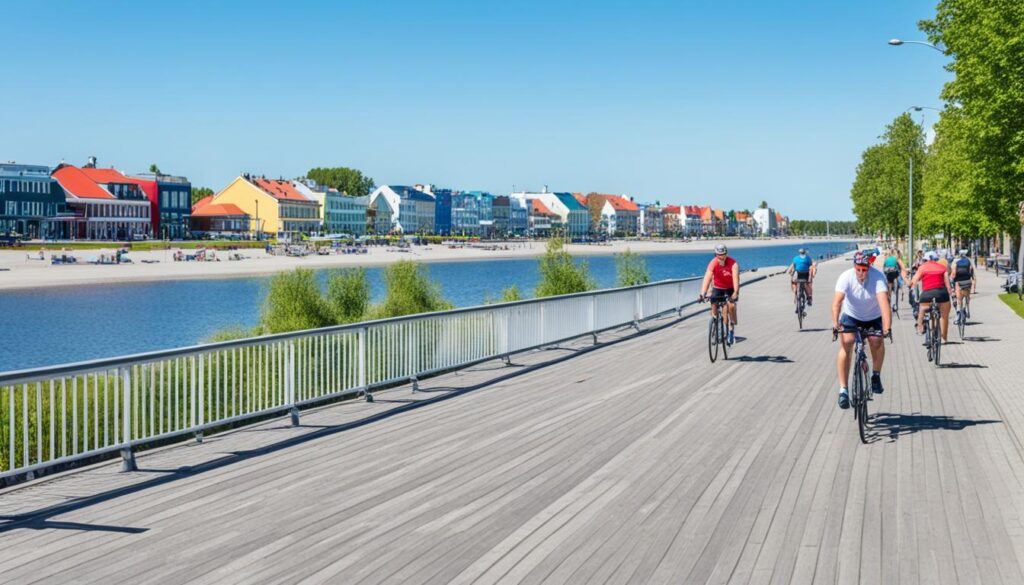 exploring Pärnu by bike exploring Pärnu by bike