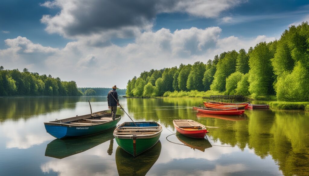 fishing in Nida Lithuania fishing in Nida Lithuania