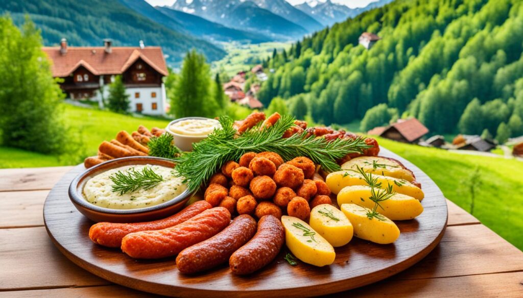 local cuisine in Triglav National Park local cuisine in Triglav National Park