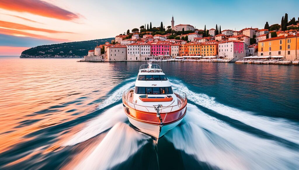 luxury sunset boat rides in Piran luxury sunset boat rides in Piran