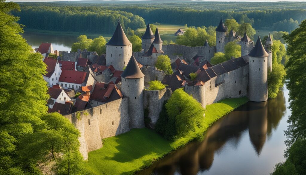 medieval architecture in Cesis medieval architecture in Cesis