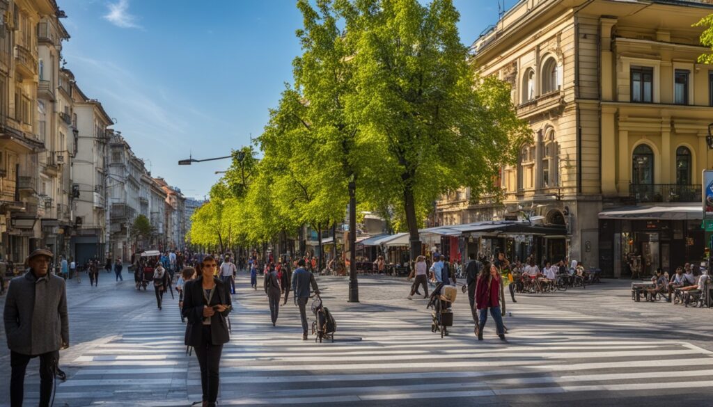 pedestrian infrastructure in Sofia pedestrian infrastructure in Sofia
