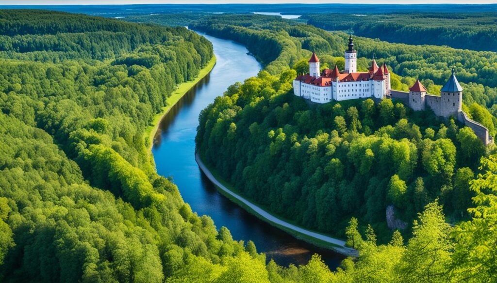 picturesque Sigulda landscapes picturesque Sigulda landscapes