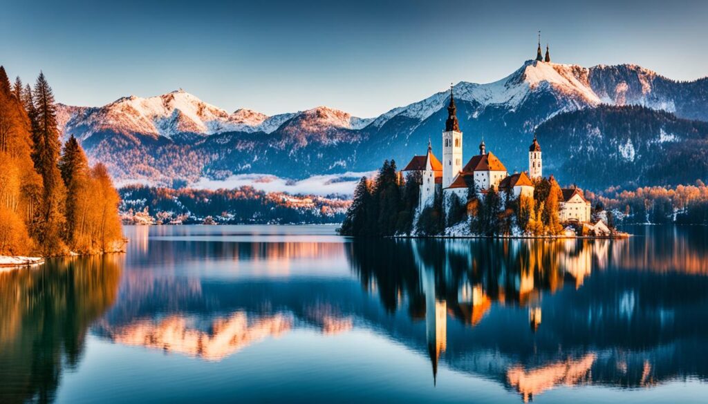 picturesque locations in Lake Bled picturesque locations in Lake Bled