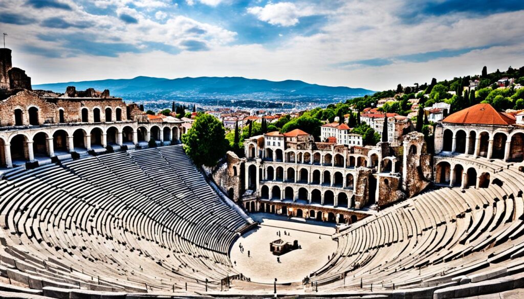plovdiv roman amphitheater plovdiv roman amphitheater