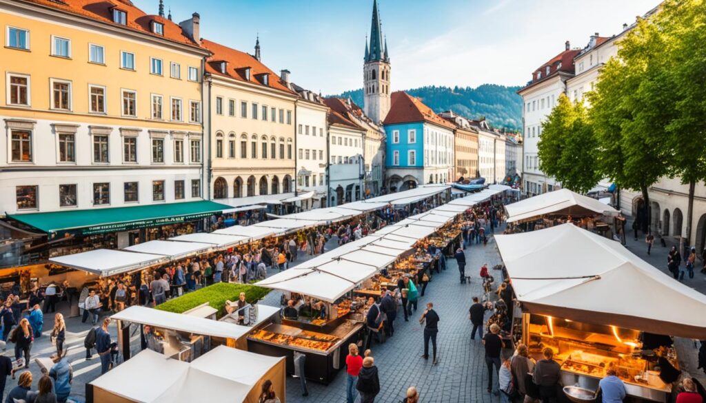 popular street food spots in Ljubljana popular street food spots in Ljubljana