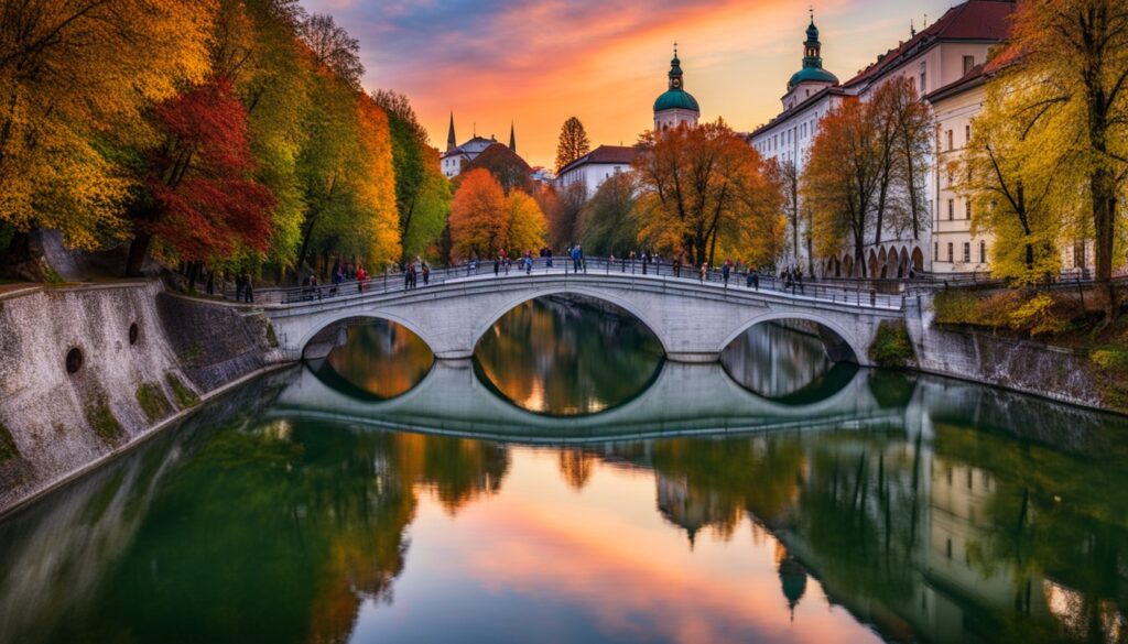 riverside strolls along Ljubljanica River riverside strolls along Ljubljanica River