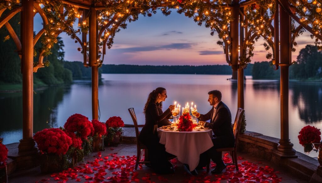 romantic dining in Trakai romantic dining in Trakai