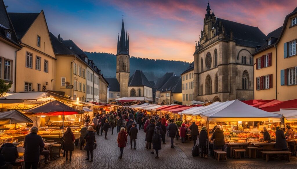 street food vendors in Echternach street food vendors in Echternach