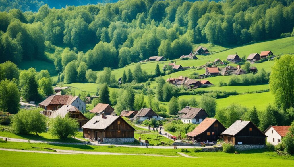 traditional Romanian villages traditional Romanian villages