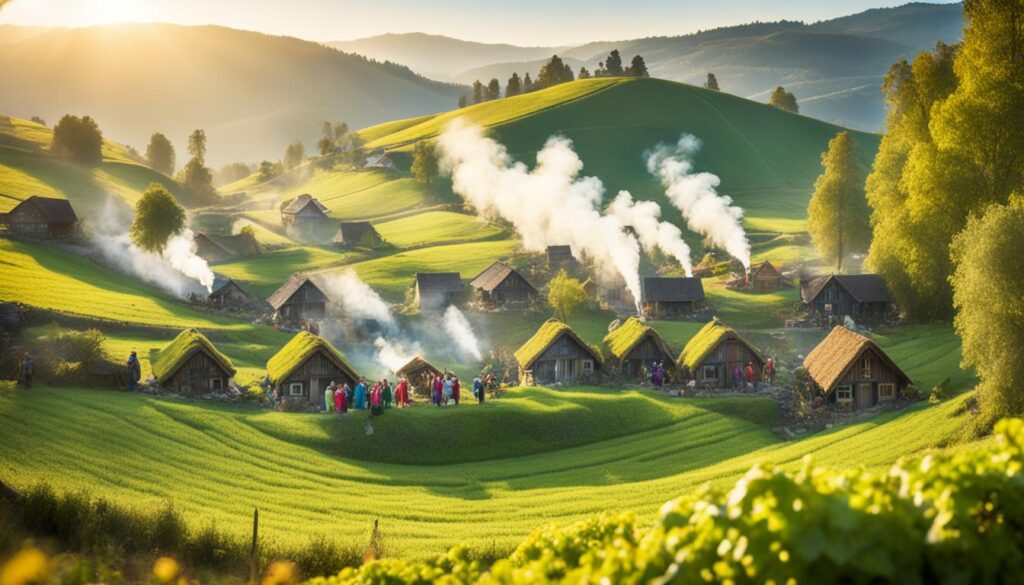 traditional Romanian villages traditional Romanian villages