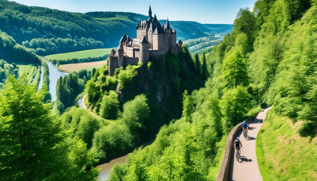 vianden castle access vianden castle access