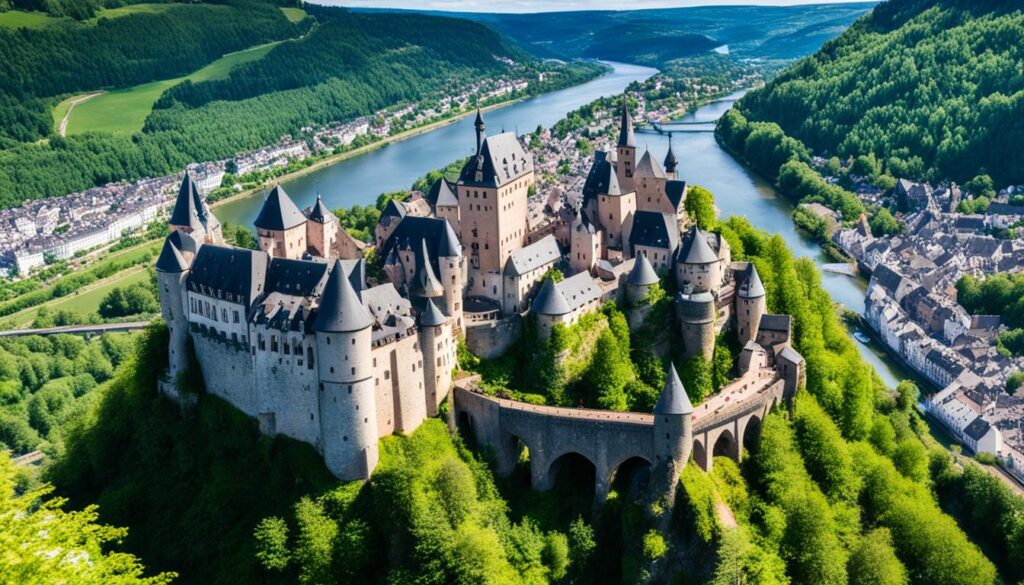 vianden castle sightseeing vianden castle sightseeing