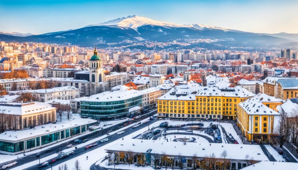 winter sightseeing Sofia winter sightseeing Sofia
