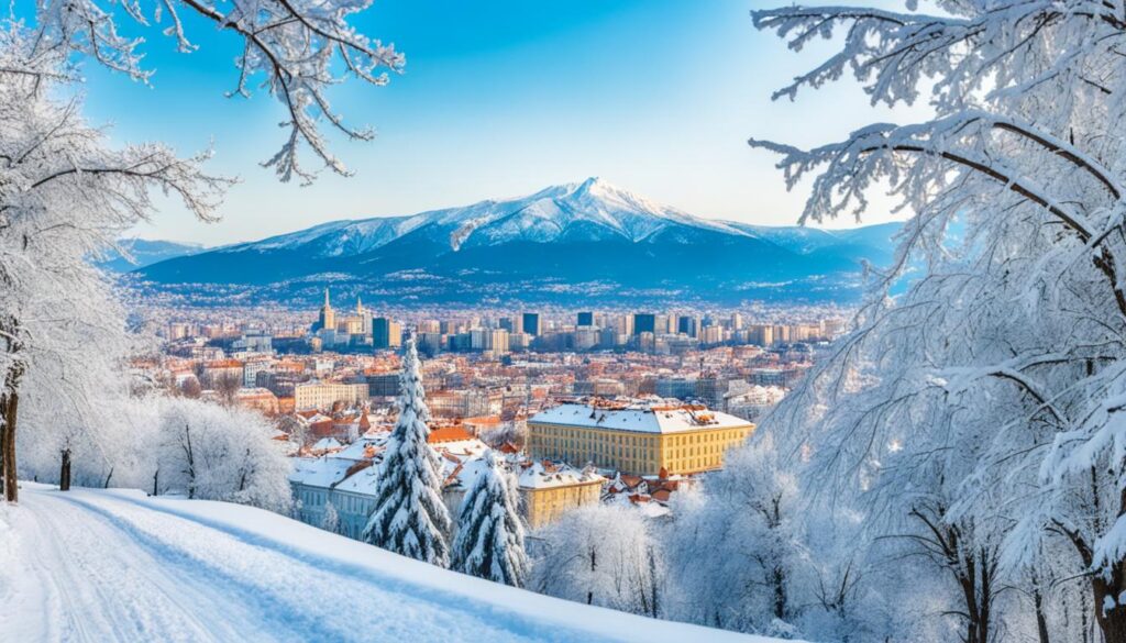 winter sightseeing Sofia winter sightseeing Sofia