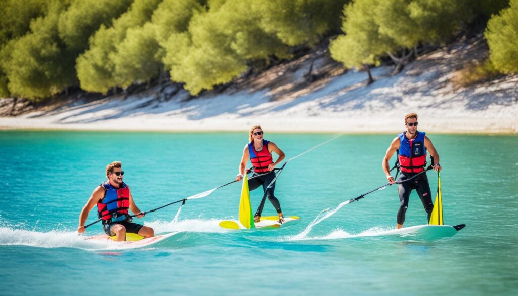 Activities and water sports on Ada Bojana Island Activities and water sports on Ada Bojana Island
