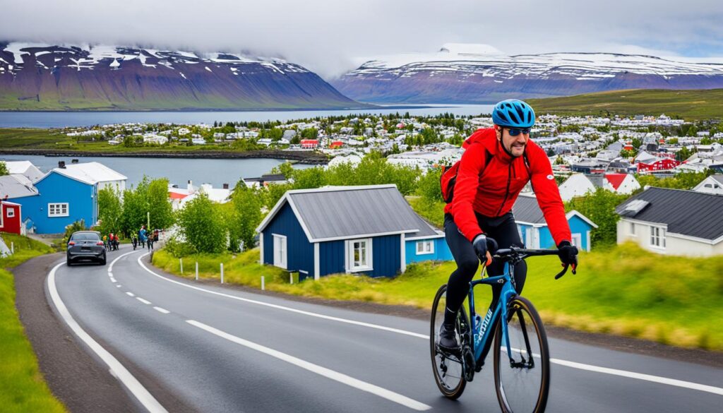 Akureyri cycling routes Akureyri cycling routes