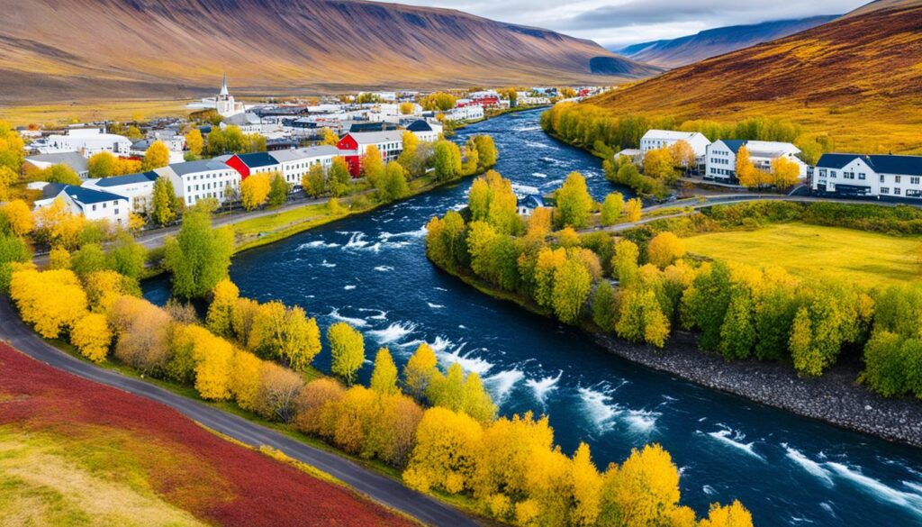 Akureyri fall foliage Akureyri fall foliage