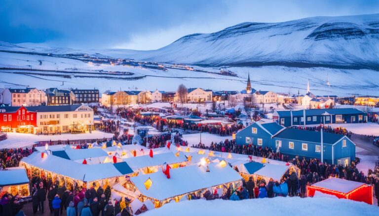 Akureyri winter festivals and Christmas markets in the Arctic Circle