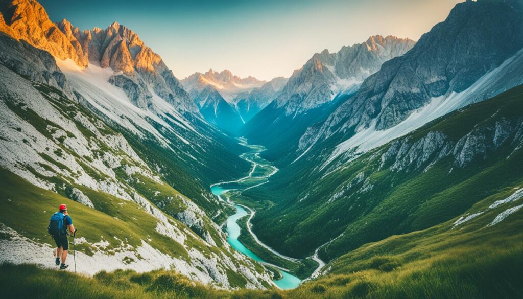 Albanian Alps trails Albanian Alps trails