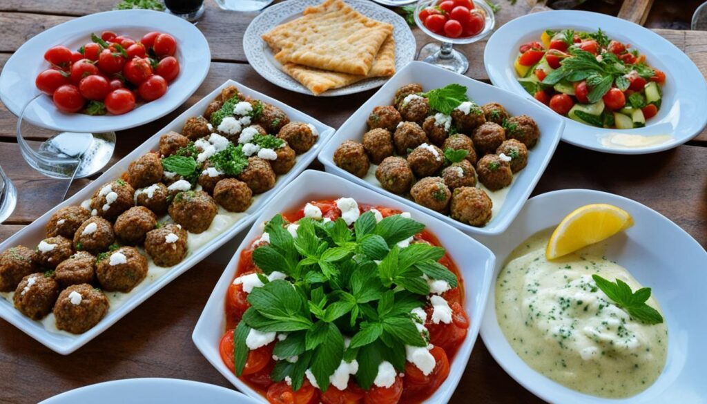 Albanian cuisine in Butrint Albanian cuisine in Butrint