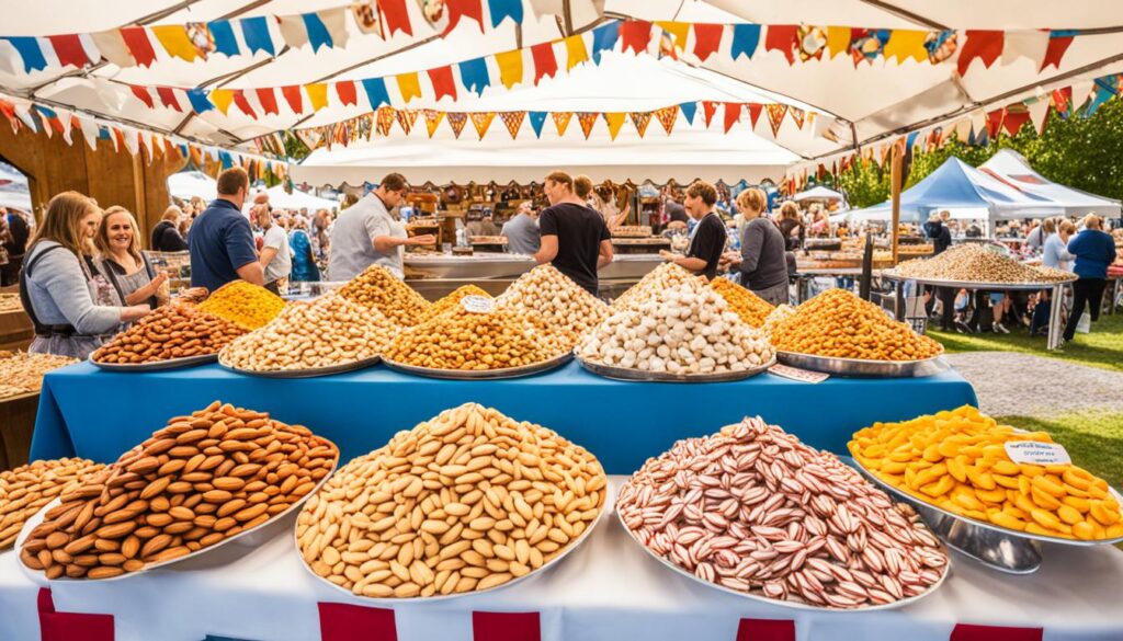 Almond Stand at Oktoberfest Almond Stand at Oktoberfest