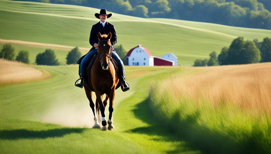 Amish Country horseback riding tours