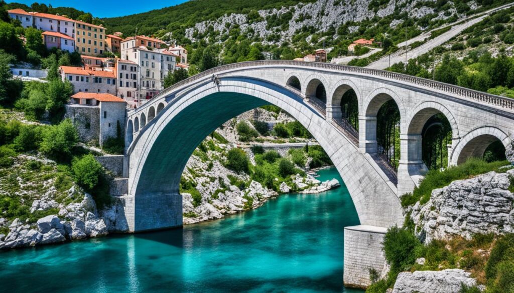 Architecture of Arslanagić Bridge