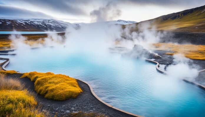 Are there any hot springs near Husavik?