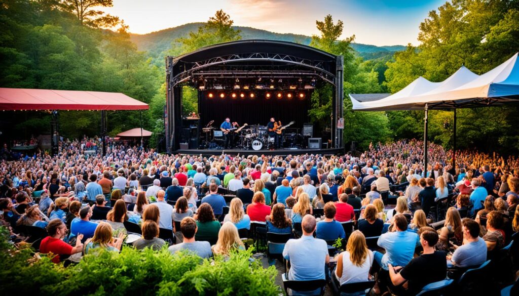 Asheville live music outdoors