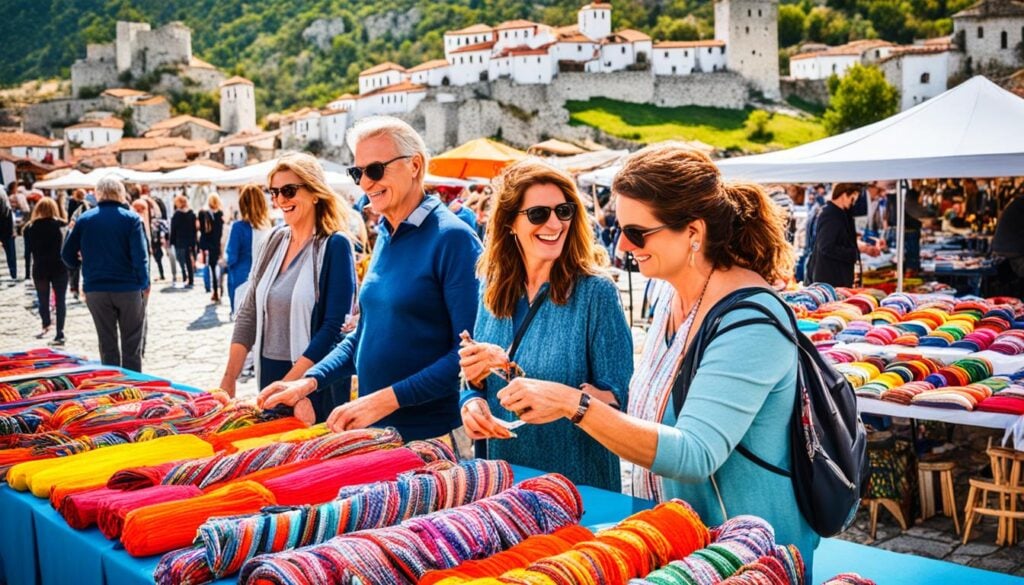 Berat Castle Souvenir Shopping