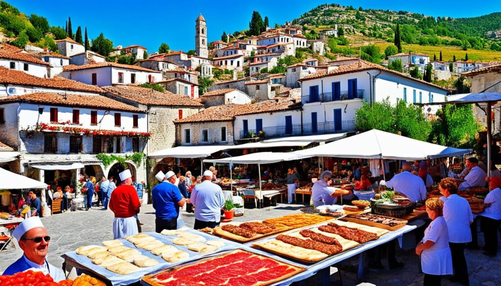 Berat culinary scene Berat culinary scene
