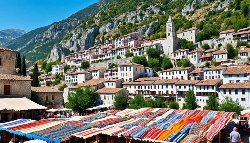 Berat traditional crafts workshops and souvenir markets