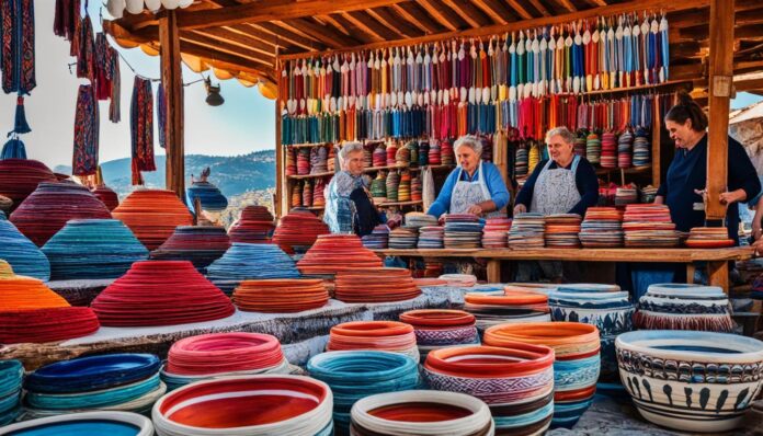 Berat traditional crafts workshops and souvenir markets