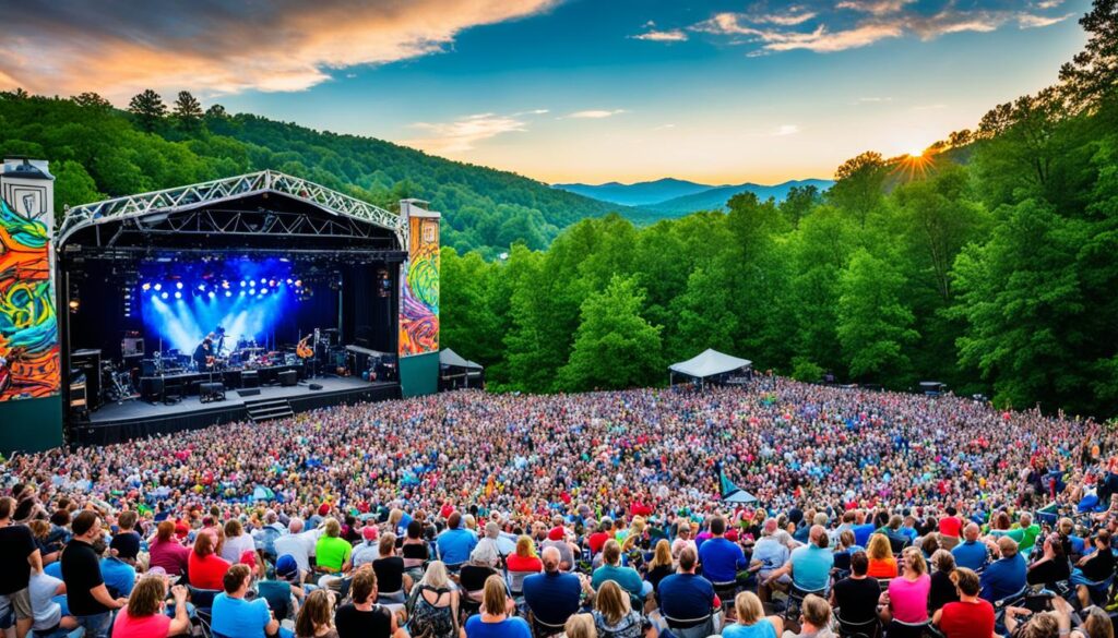 Best outdoor music venues Asheville