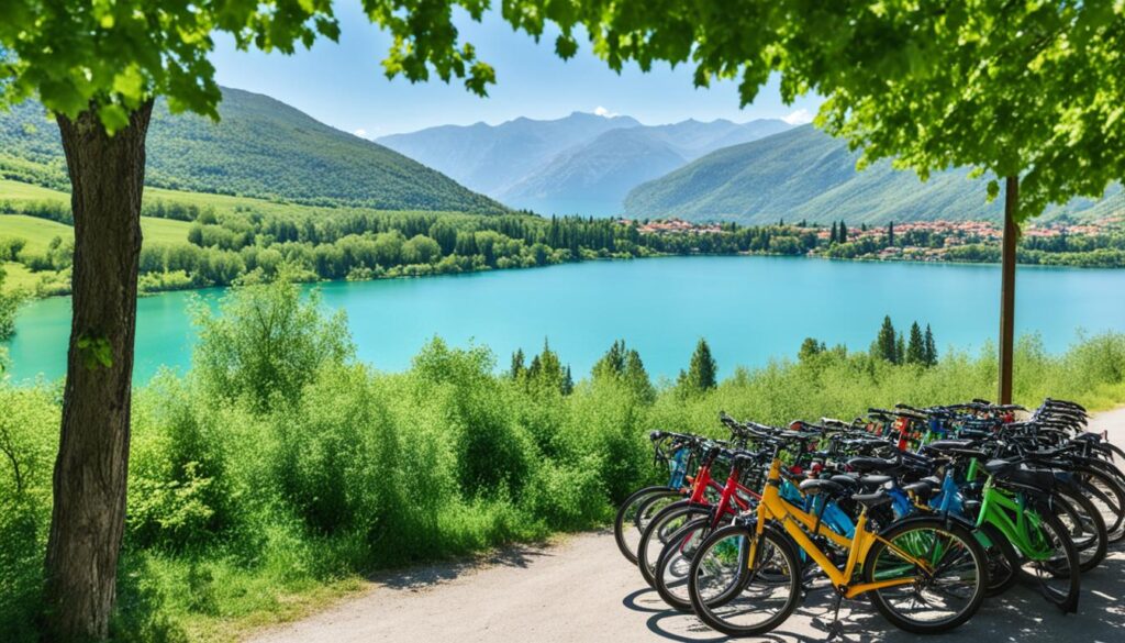 Bike rental near Lake Shkodra Bike rental near Lake Shkodra