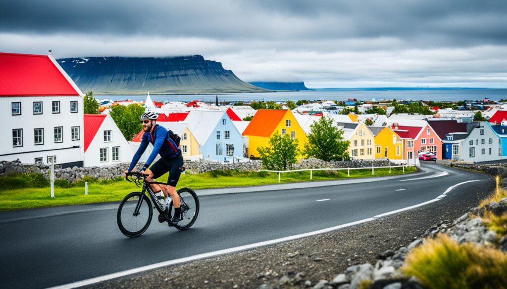 Biking in Reykjavik Biking in Reykjavik