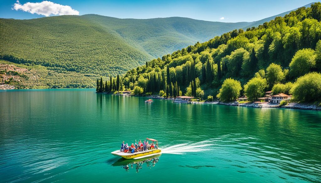 Boating adventures in Macedonia