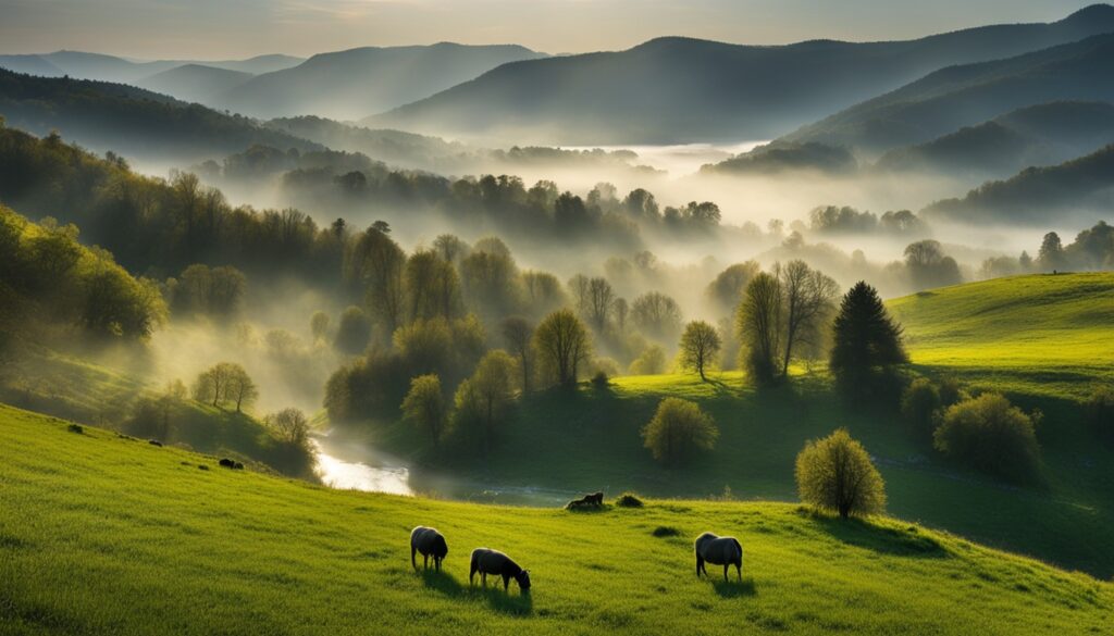 Bosnia landscape Bosnia landscape